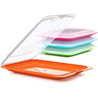 TATAY Lote de Porta Embutidos y Alimentos Fresh en Colores- medidas 17 x 3.2 x 25.2 cm (Azul- Naranja- Verde y Rosa)